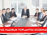 YGS HAZIRLIK TOPLANTISI DÜZENLENDİ