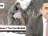 Gümüşhane’de Yaban Hayvanlarına 1 Ton Yem Bırakıldı