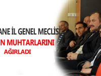 GÜMÜŞHANE İL GENEL MECLİSİ KÜRTÜN MUHTARLARINI AĞIRLADI