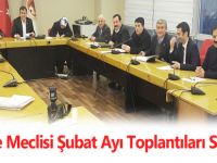 Belediye Meclisi Şubat ayı toplantıları sona erdi