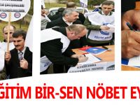 Eğitim Bir-Sen Üyelerinin "Nöbet" Eylemi