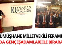 GÜMÜŞHANE MİLLETVEKİLİ FERAMUZ ÜSTÜN ANKARA’DA GENÇ İŞADAMLARI İLE BİRARAYA GELDİ