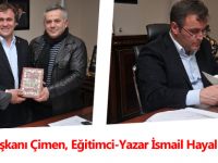Belediye Başkanı Çimen, Eğitimci-Yazar İsmail Hayal'i Kabul Etti.