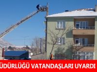 KELKİT'TE ÜST ÜSTE YANGIN ÇIKINCA İTFAİYE UYARDI