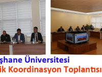 Gümüşhane Üniversitesi Güvenlik Koordinasyon Toplantısı yapıldı