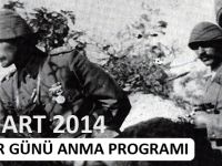 18 MART 2014 ŞEHİTLER GÜNÜ ANMA PROGRAMI