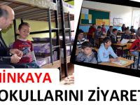 ŞAHİNKAYA KÖY OKULLARINI ZİYARET ETTİ