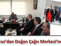 Vali Yavuz’dan Doğan Çağrı Merkezi’ne Ziyaret