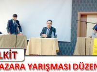 KELKİT’TE MÜNAZARA YARIŞMASI DÜZENLENDİ