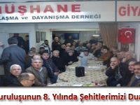 GİYAD, Kuruluşunun 8. Yılında Şehitlerimizi Dualarla Andı