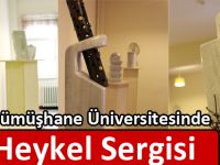 Gümüşhane Üniversitesinde Heykel Sergisi