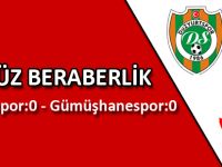 Golsüz Beraberlik :Düzyurtspor:0 - Gümüşhanespor:0