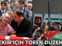 BAŞHEKİM İÇİN TÖREN DÜZENLENDİ