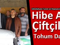 Hibe Alan Çiftçilere Tohum Dağıtıldı