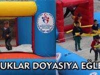 ÇOCUKLAR DOYASIYA EĞLENDİ