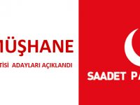 GÜMÜŞHANE SAADET PARTİSİ  ADAYLARI AÇIKLANDI