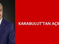 KARABULUT’TAN AÇIKLAMA
