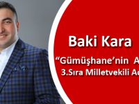 “Gümüşhane’nin  AK Parti 3.Sıra Milletvekili Adayıyım”