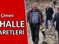 Başkan Çimen, Mahallelerde İncelemelerde Bulundu