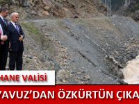 GÜMÜŞHANE VALİSİ YÜCEL YAVUZ’DAN ÖZKÜRTÜN ÇIKARMASI