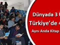 Dünyada 3 Ülke’de Türkiye’de 40 ilde Aynı Anda Kitap Okudular