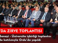 ORDU'DA ZİRVE TOPLANTISI