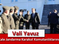 Vali Yavuz, Kırıklı ve Kale Jandarma Karakol Komutanlıklarını Denetledi.