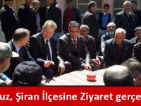 Vali Yavuz, Şiran İlçesine Ziyaret gerçekleştirdi