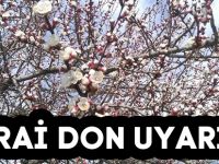 Zİrai Don Uyarısı
