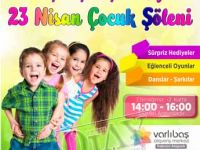VARLIBAŞ ALIŞVERİŞ MERKEZİ’NDE 23 NİSAN ÇOCUK BAYRAMI ŞÖLENİ