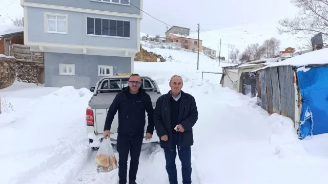 2170 rakımda ekmekleri biten köylülerin imdadına "Devlet" yetişti