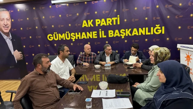 AK Parti Gümüşhane’de Teşkilat Toplantısı Yapıldı