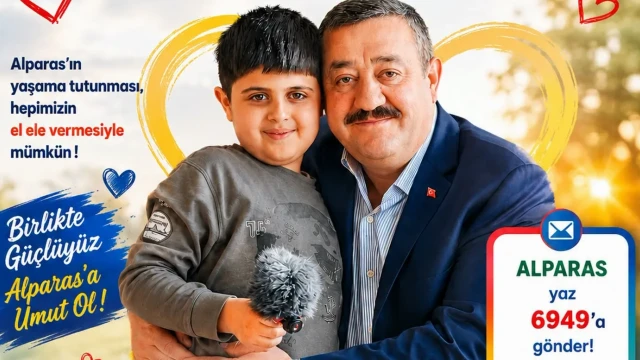 Alparas Tunç'a Umut İçin Kelkit Belediyesi'nden Destek