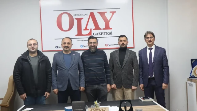 Anahtar Parti’den Gümüşhane Olay Gazetesi’ne 11. Yıl ziyareti