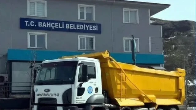 Bahçeli Belediyesi Araç Filosunu Güçlendirmeye Devam Ediyor