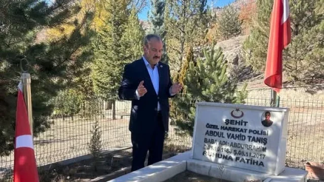 Başkan Tanış’tan Şehit Özel Harekât Polisi Abdulvahit Tanış’a Anma Mesajı
