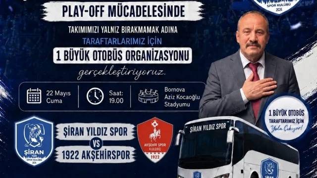 Başkan Tanış’tan Şiran Yıldız Spor’a Hem Otobüs Desteği Hem Tribün Sözü