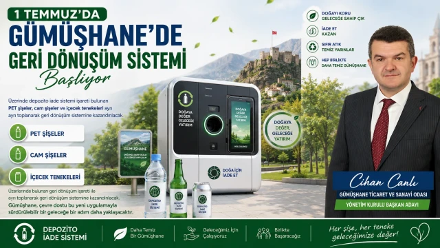 Canlı'dan Çevre Dostu Gümüşhane Vurgusu