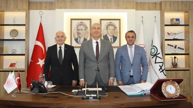 DOKAP Başkanı Hakan Gültekin’i ziyaret ettiler