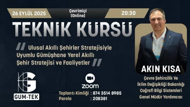 Dr. Akın Kısa, Teknik Kürsü’de  ‘Akıllı Şehir Stratejisi’ni anlatacak