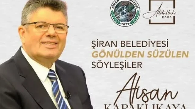 Gönülden Süzülen Söyleşiler’de Alişan Kapaklıkaya Şiran’a Geliyor