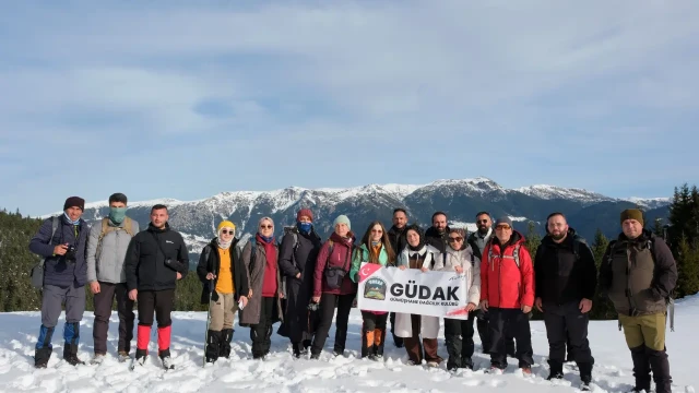 GÜDAK’tan Torul’da 12 Kilometrelik Kış Doğa Yürüyüşü