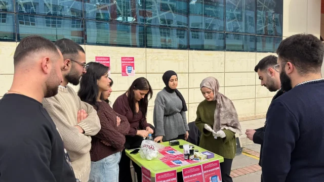 GÜ'de 100 Kişiye Şeker Taraması yapıldı