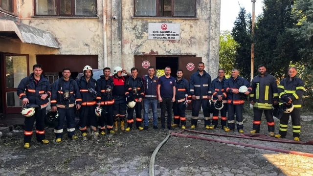 GÜ’den Kelkit İtfaiyesine kapsamlı yangın ve kurtarma eğitimi
