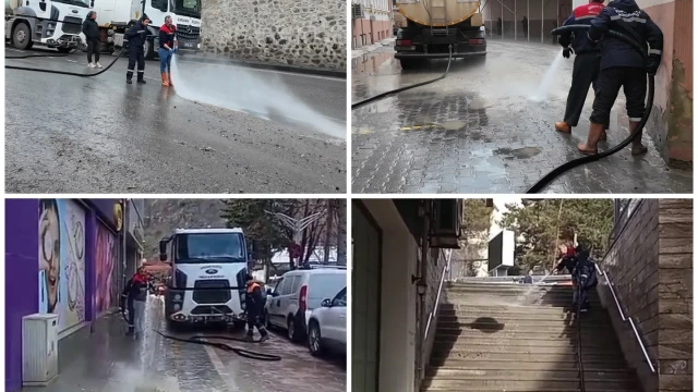 Gümüşhane Belediyesinden Yoğun Temizlik Mesaisi