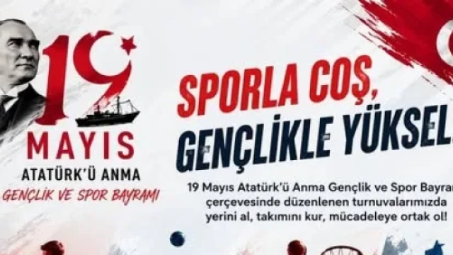 Gümüşhane Gençlik ve Spor İl Müdürlüğü 19 Mayıs Turnuvalarını Başlatıyor