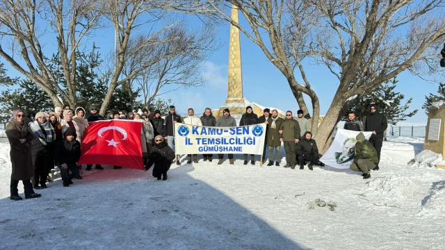Gümüşhane Kamu-Sen, Sarıkamış şehitliğinden hadsiz saldırıya sert tepki gösterdi