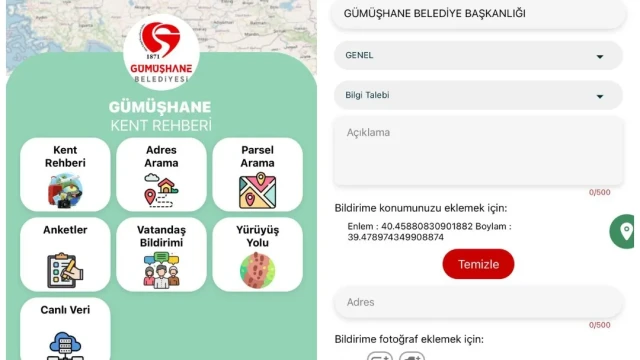 Gümüşhane Kent Rehberi İle 3 Bin 23 Vatandaş Bildirimi Çözüme Kavuştu
