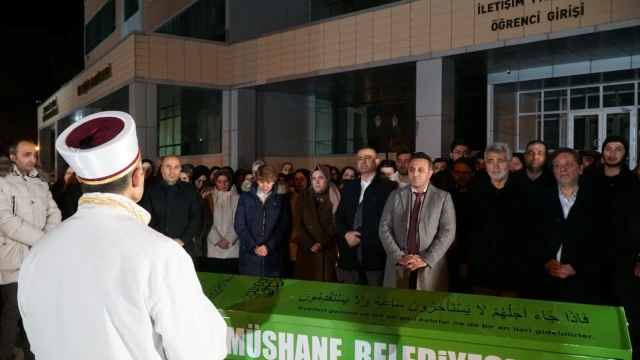 Gümüşhane Üniversitesi Doç.Dr. Çağlar’a Gözyaşlarıyla Veda Etti