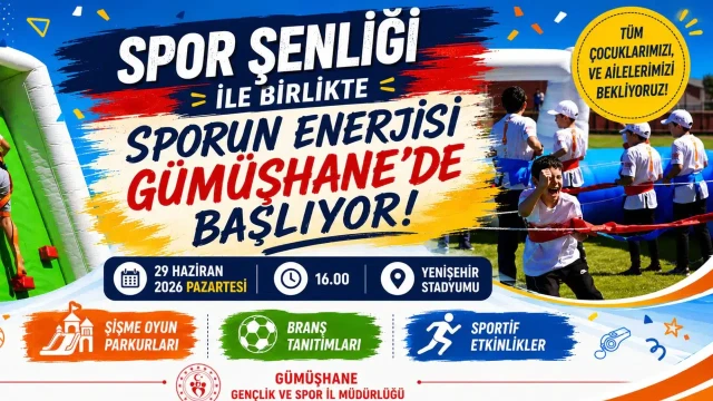 Gümüşhane Yenişehir Stadyumu Büyük Spor Şenliğine Ev Sahipliği Yapacak
